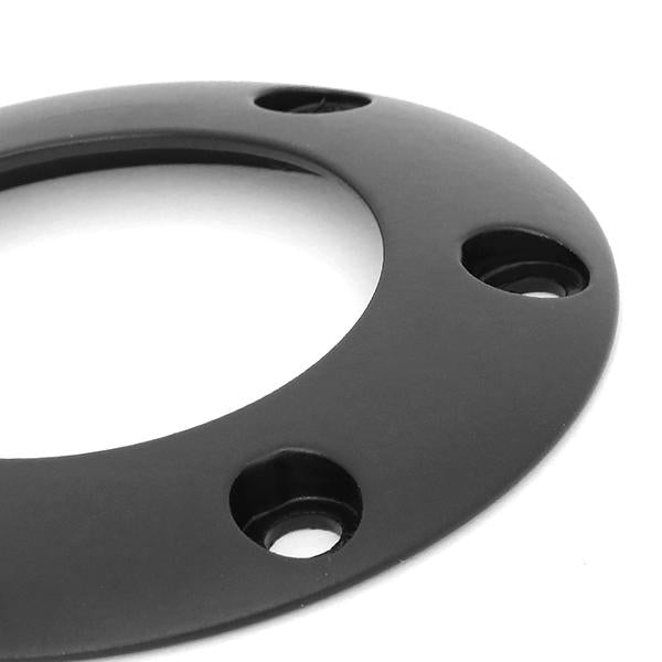 NRG Innovations, 6-Bolt 70mm Spacing Steering Wheel Horn Plate - Black - STR-001BK