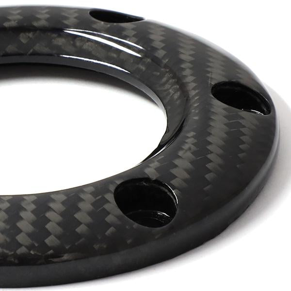 NRG Innovations, 6-Bolt 70mm Spacing Steering Wheel Horn Plate - Carbon Fiber - STR-001CF