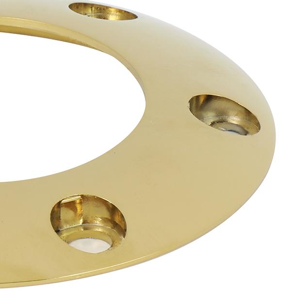 NRG Innovations, 6-Bolt 70mm Spacing Steering Wheel Horn Plate - Chrome Gold - STR-001CG