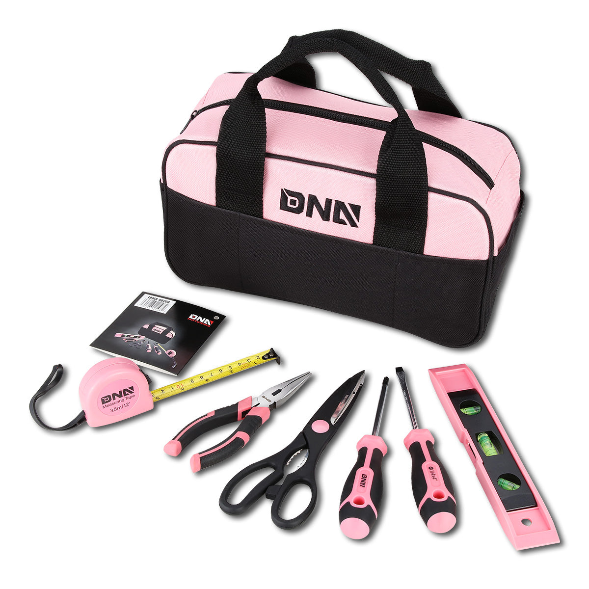 DNA Motoring, 6pcs Basic Hand Tool Kit with Storage Bag