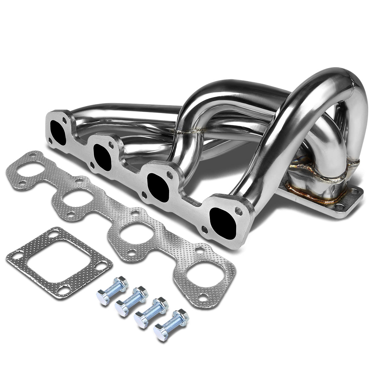 J2 Engineering, 75-89 Volvo 244 245 76-82 262 264 265 90-93 240 2.4L T3 Turbo Manifold - Stainless Steel