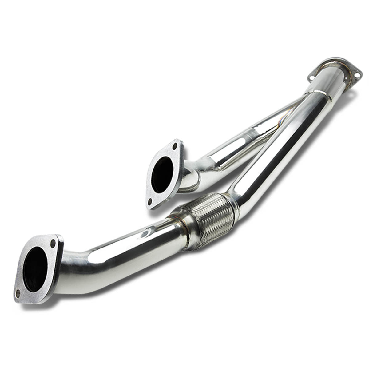 J2 Engineering, 89-02 Nissan Skyline GT-R R32-R34 89-98 240SX Silvia S13-S15 RB26DE Twin Turbo Flex Downpipe