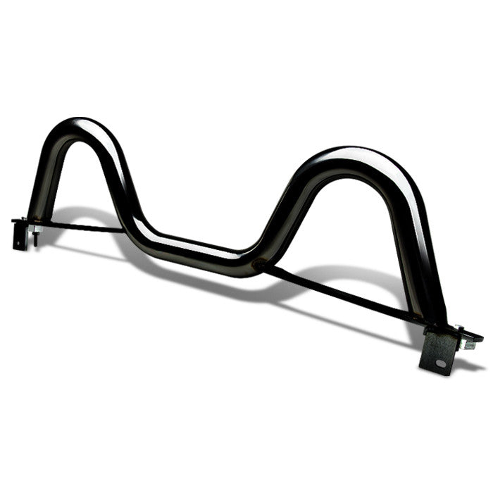 CAAP, 89-05 Mazda Miata MX-5 4-Point Dual Loop Roll Bar - Stainless Steel - Black