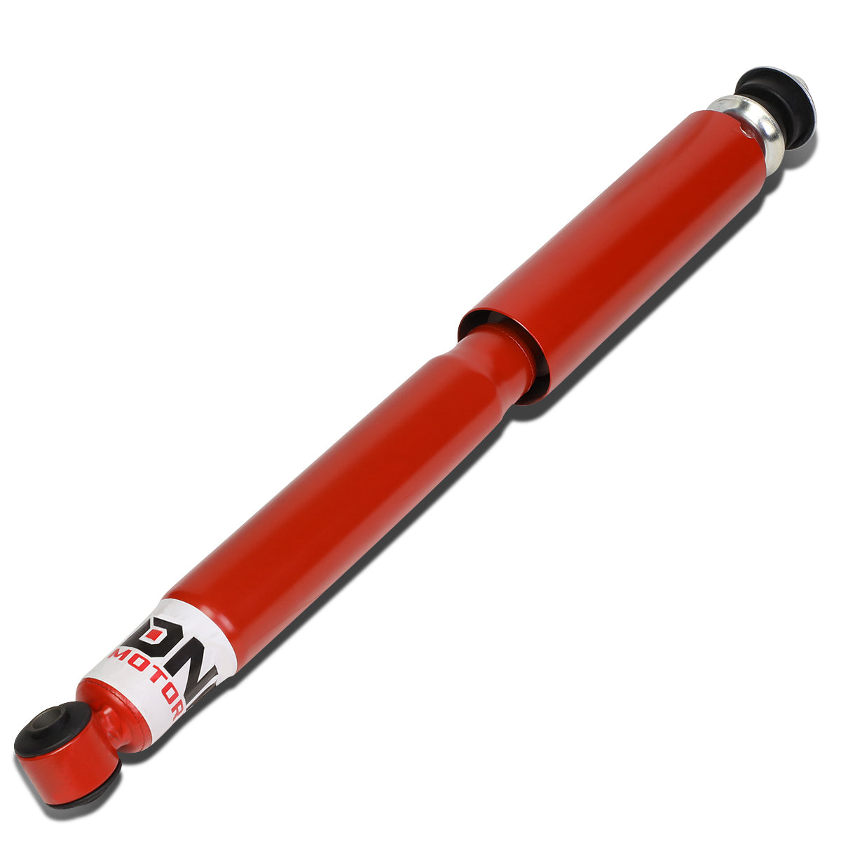 DNA Motoring, 94-04 Ford Mustang Rear Gas Shock Absorber - Red - Stainless Steel - Factory Style