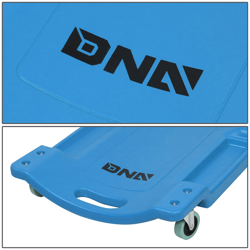 DNA Motoring, Low Profile Rolling Mechanic Auto Repair Creeper - 35 7/8 in. L x 16 7/8 in. W [A Variety of Color Options]