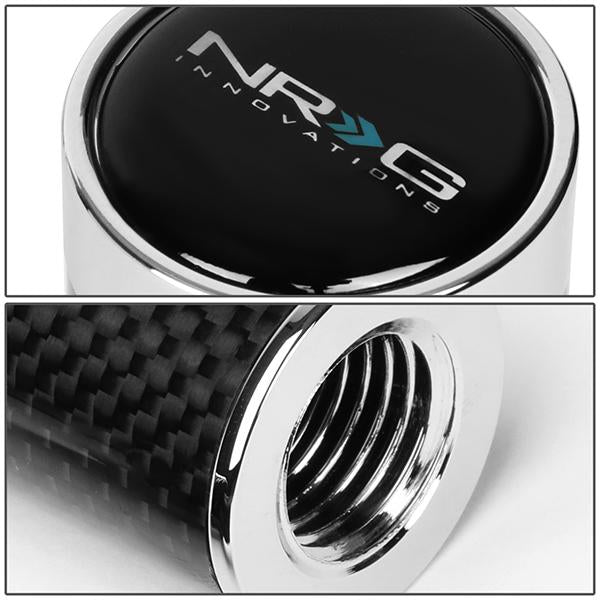 NRG Innovations, M10 x 1.25 Adjustable Shift Knob w/Carbon Fiber [A Variety of Color Options]