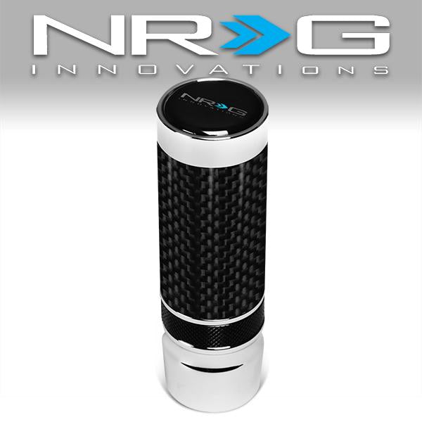 NRG Innovations, M10 x 1.25 Adjustable Shift Knob w/Carbon Fiber [A Variety of Color Options]