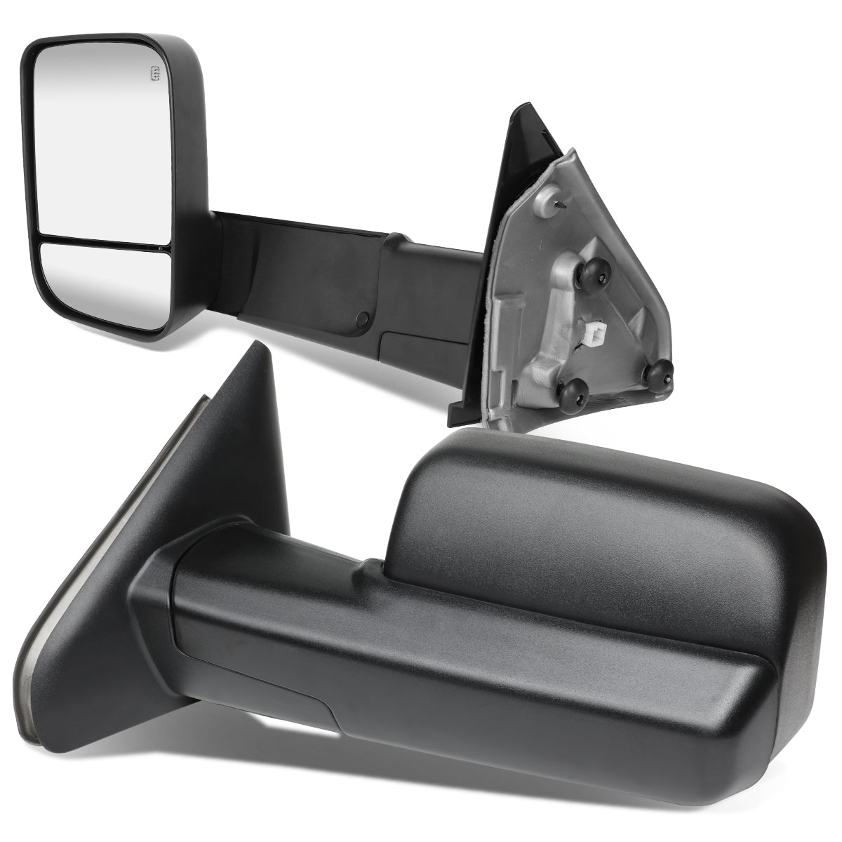 CAAP, Powered Heated Towing Mirrors (Pair)02-08 Dodge Ram 1500, 03-09 Ram 2500 3500