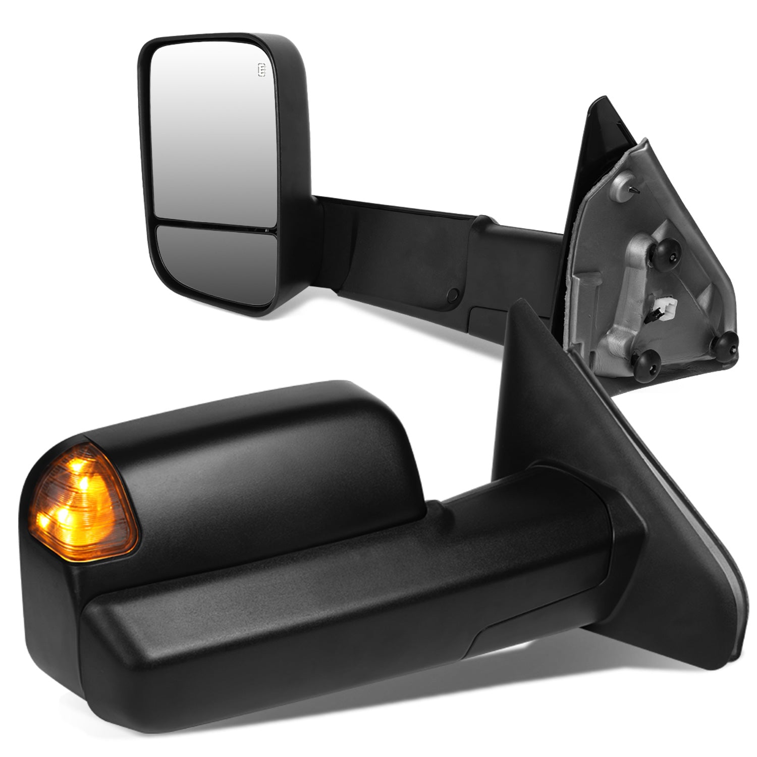 CAAP, Powered Heated Towing Mirrors (Pair)02-08 Dodge Ram 1500, 03-09 Ram 2500 3500