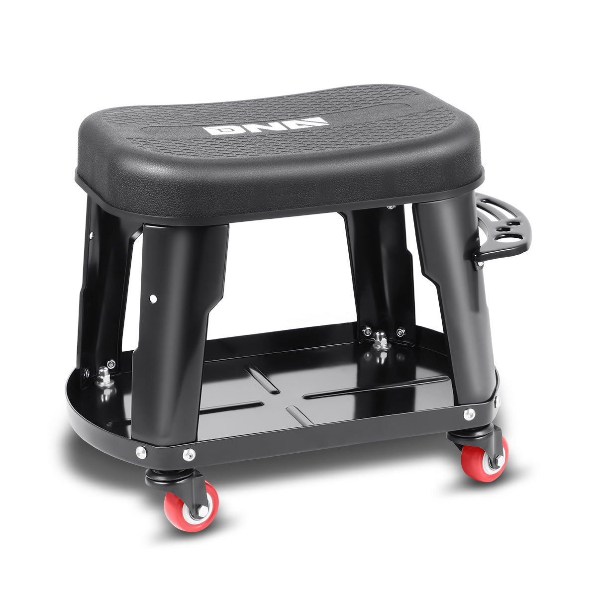 DNA Motoring, Rolling Work Seat Mechanic Stool w/Tool Tray - 16.14 in. x 10.62 in. x 13.78 in.