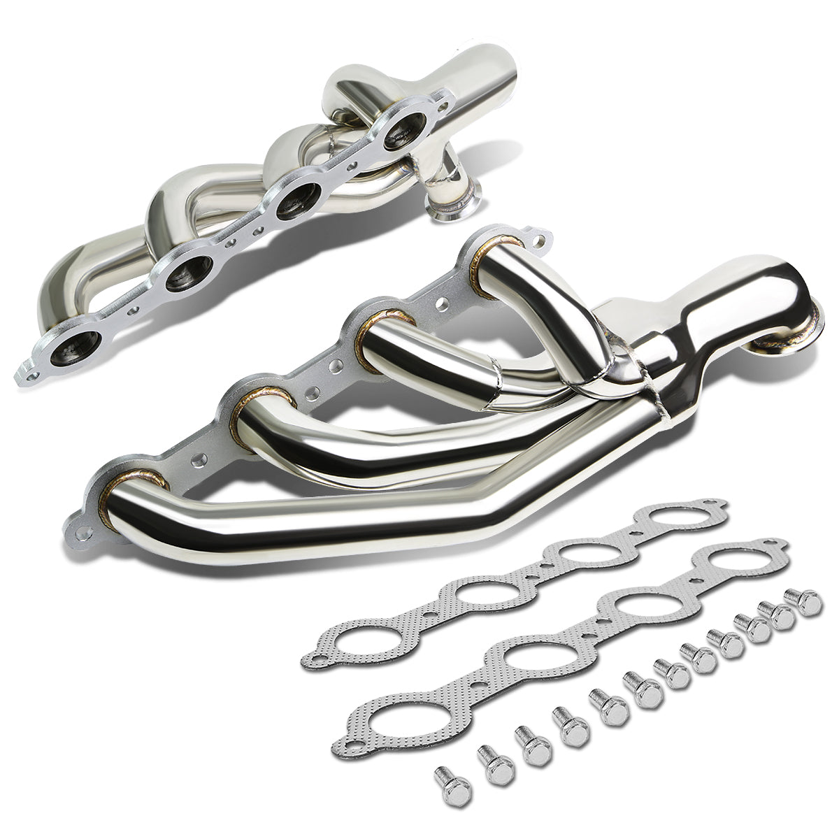 J2 Engineering, SBC LS1 LS2 LS3 LS4 LS6 LSX V8 3 in. V-Band Turbo Manifold - Stainless Steel