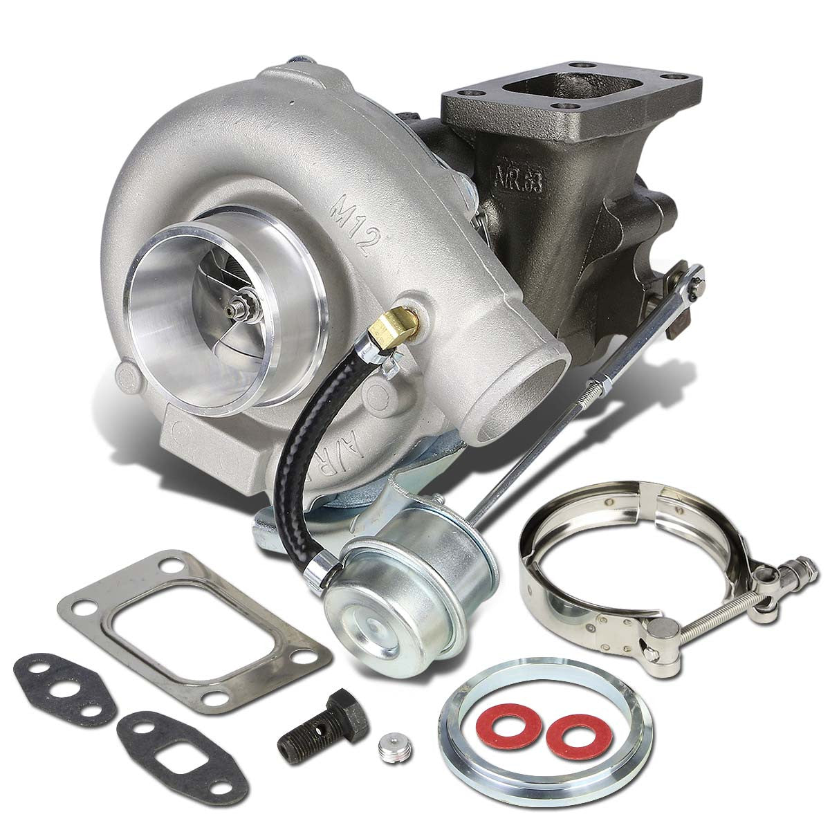 J2 Engineering, T04E AR.63 Performance Billet Compressor Wheel V-Band Turbo Charger