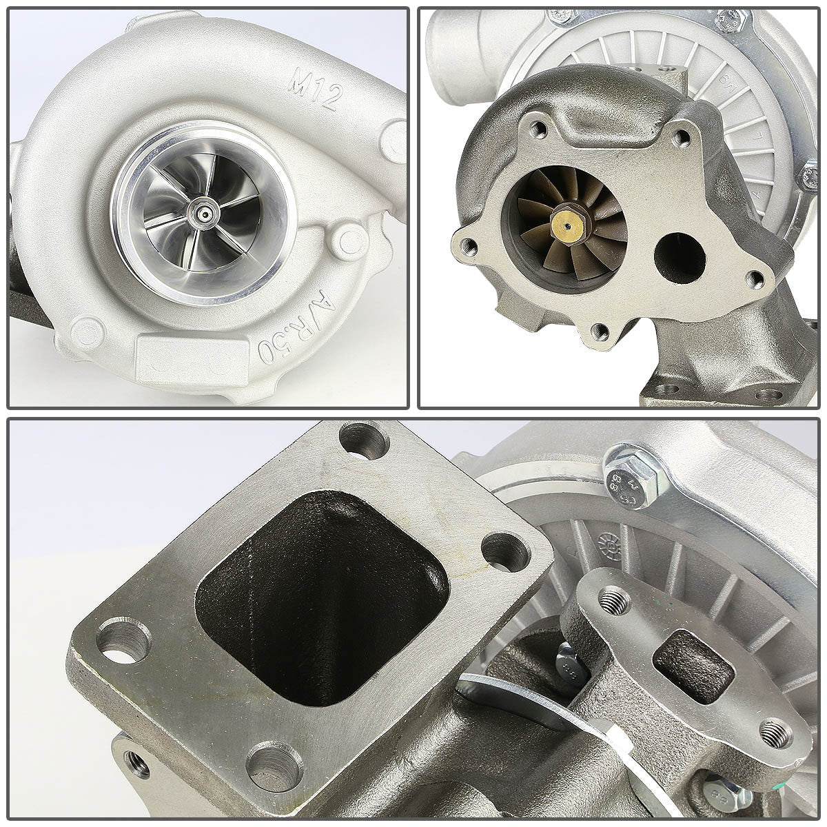 J2 Engineering, T04E T3 AR.63 44 Trim Performance Billet Compressor Wheel 5-Bolt Turbo Charger