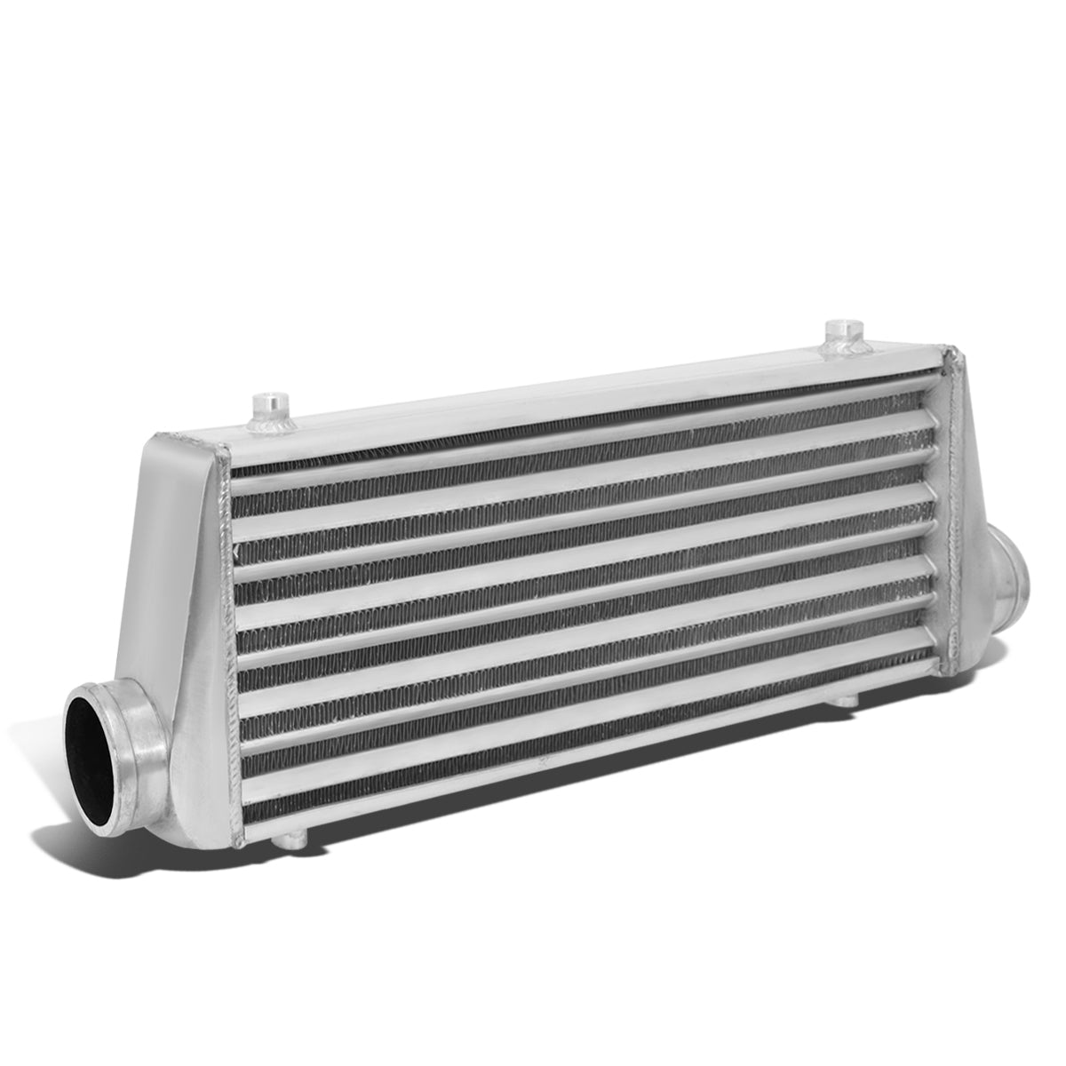 CAAP, Universal Tube & Fin Aluminum Intercooler - 2.5"OD Inlet/Outlet 27.675" L X 8.5" H X 2.75" D